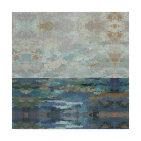 Trademark Fine Art Silvia Vassileva 'Seascape Sketches I' Canvas Art, 35x35 WAP06728-C3535GG